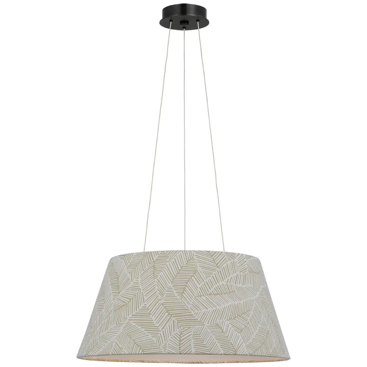 Caufield Hanging Shade, Bronze_ ABSTRACT LEAF IN TAUPE
