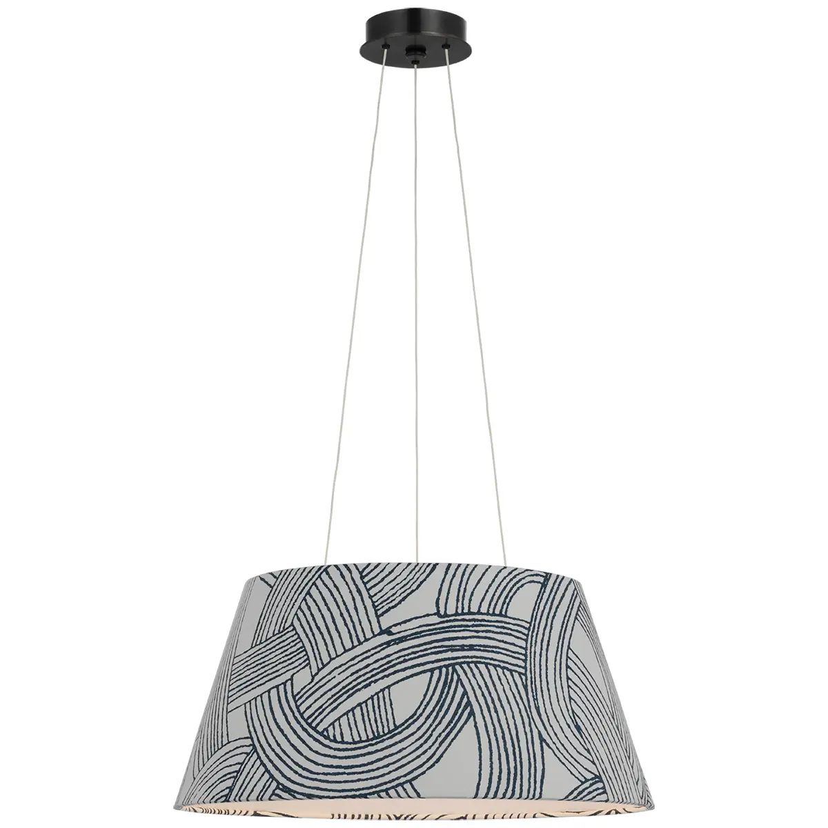 Caufield Hanging Shade, Bronze_ FREEFORM IN BLUE