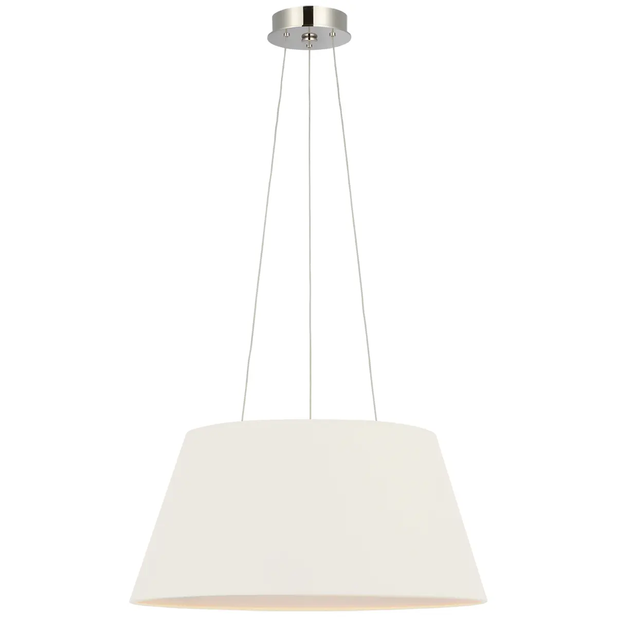 Caufield Hanging Shade, Nickel_ LINEN