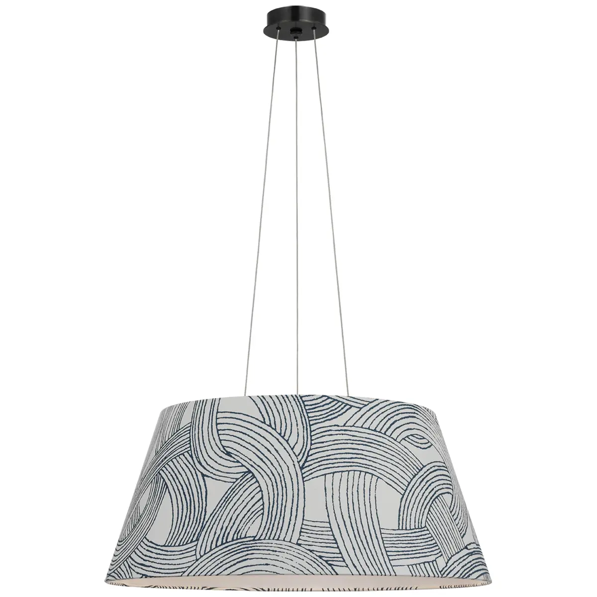 Caufield Hanging Shade, Bronze_ FREEFORM IN BLUE