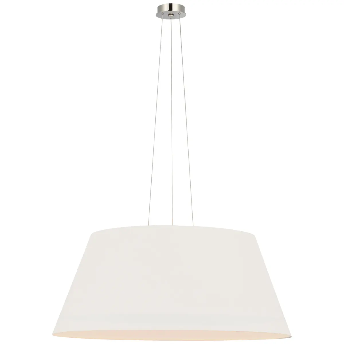 Caufield Hanging Shade, Nickel_ LINEN