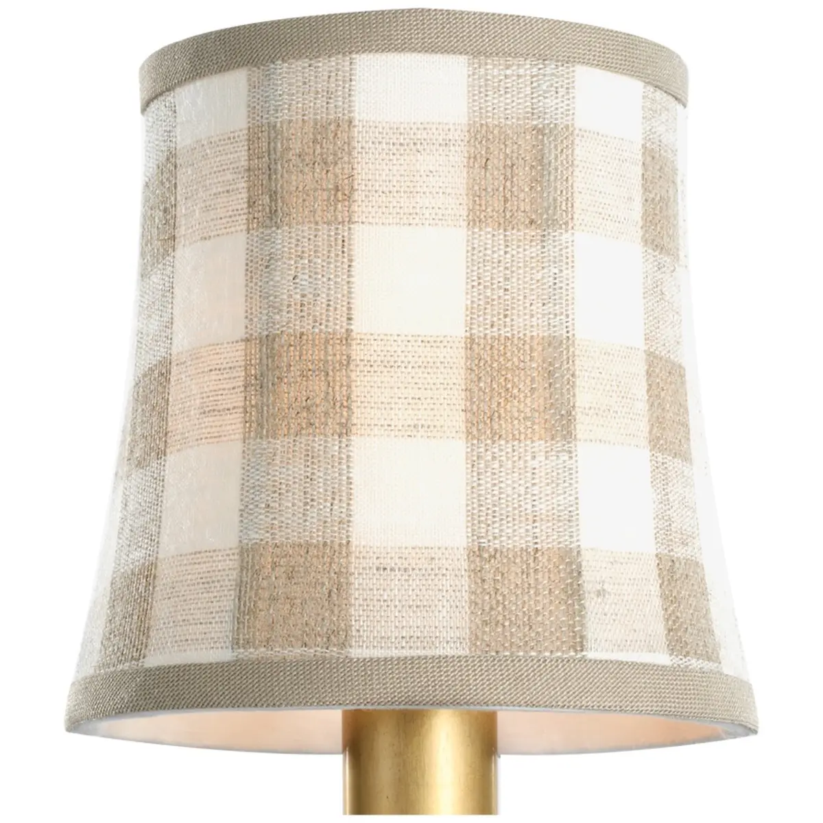 Soft Empire Shade, 5"_ SIDNEY CHECK IN NATURAL