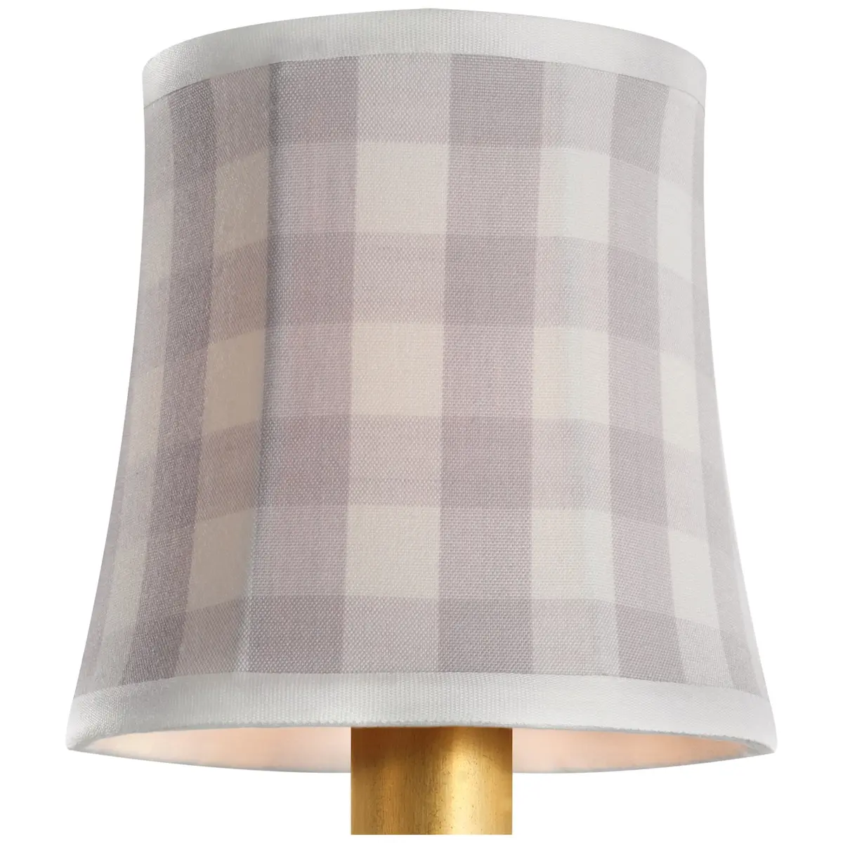 Soft Empire Shade, 5"_ ELTON CHECK IN LILAC