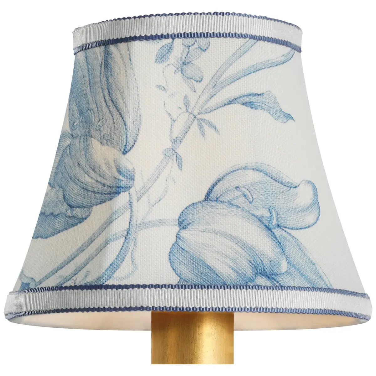 Soft Empire Shade, 5"_ TOILE DE FLEURS IN DELFT