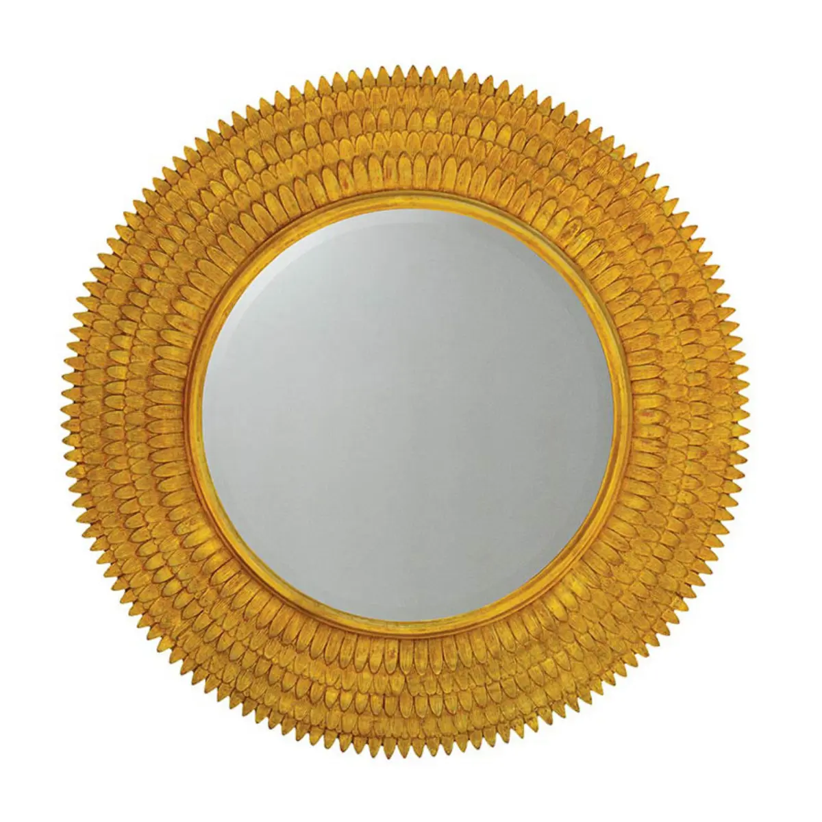 Wentworth Mirror_ GOLD LEAF RED UNDERTONES