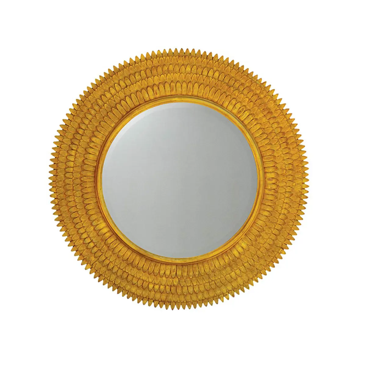 Wentworth Mirror_ GOLD LEAF RED UNDERTONES