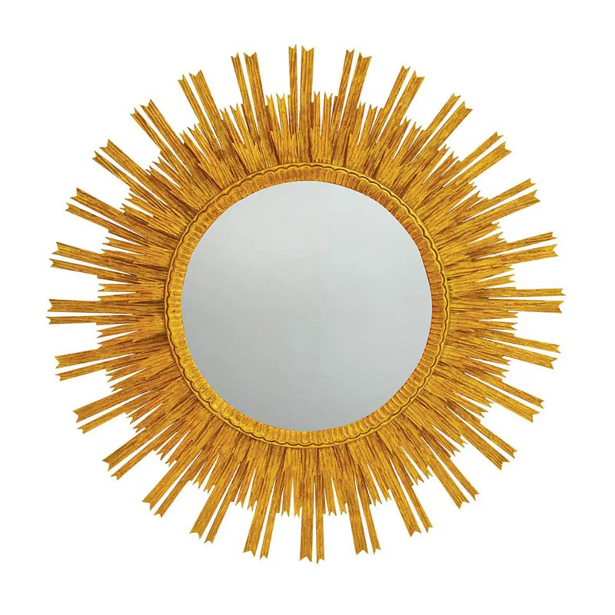 Soleil Mirror_ GOLD LEAF RED UNDERTONES