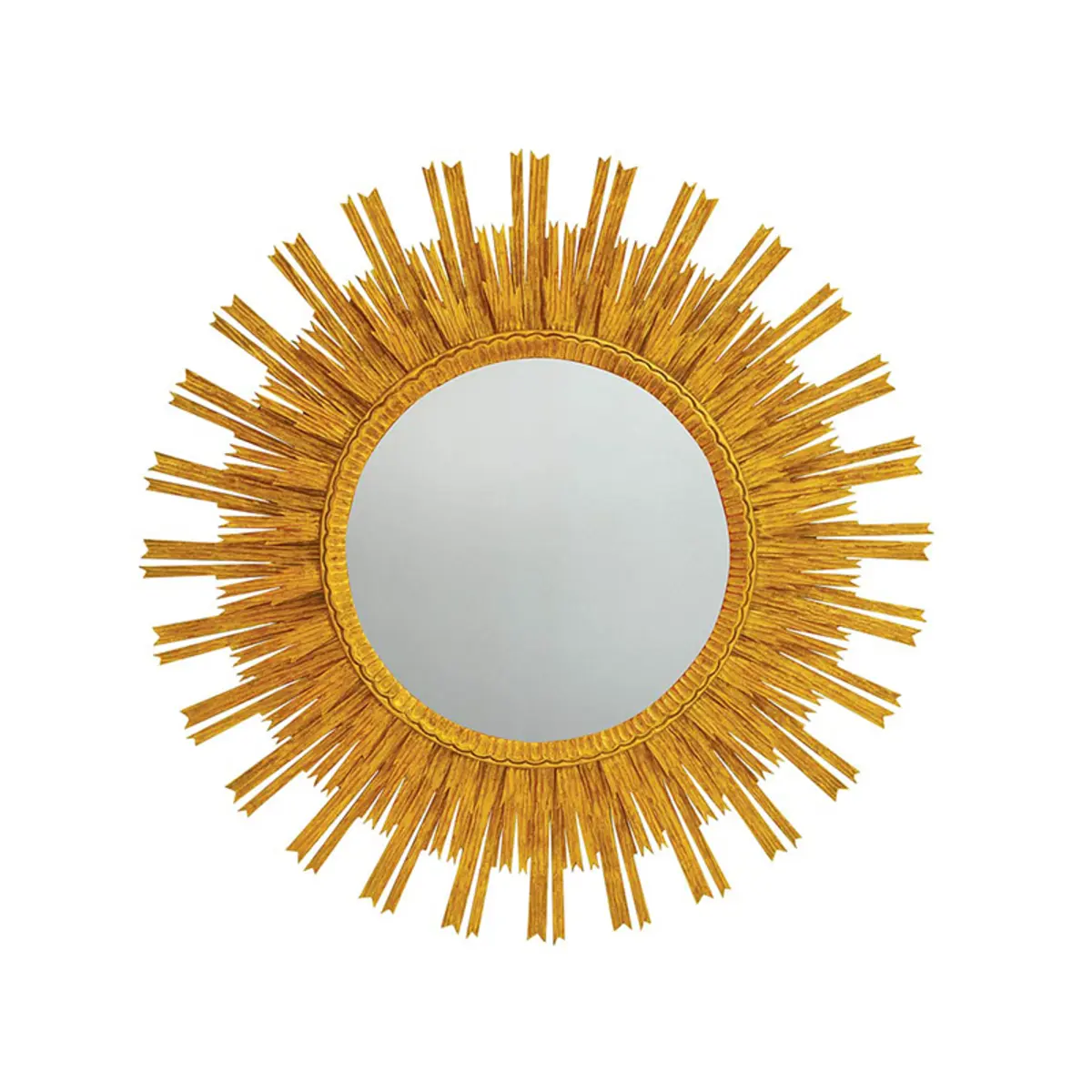 Soleil Mirror_ GOLD LEAF RED UNDERTONES