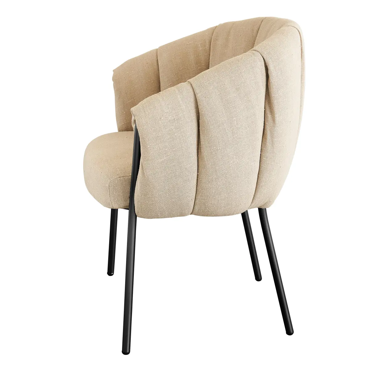 Puffin Dining Chair_ NERO