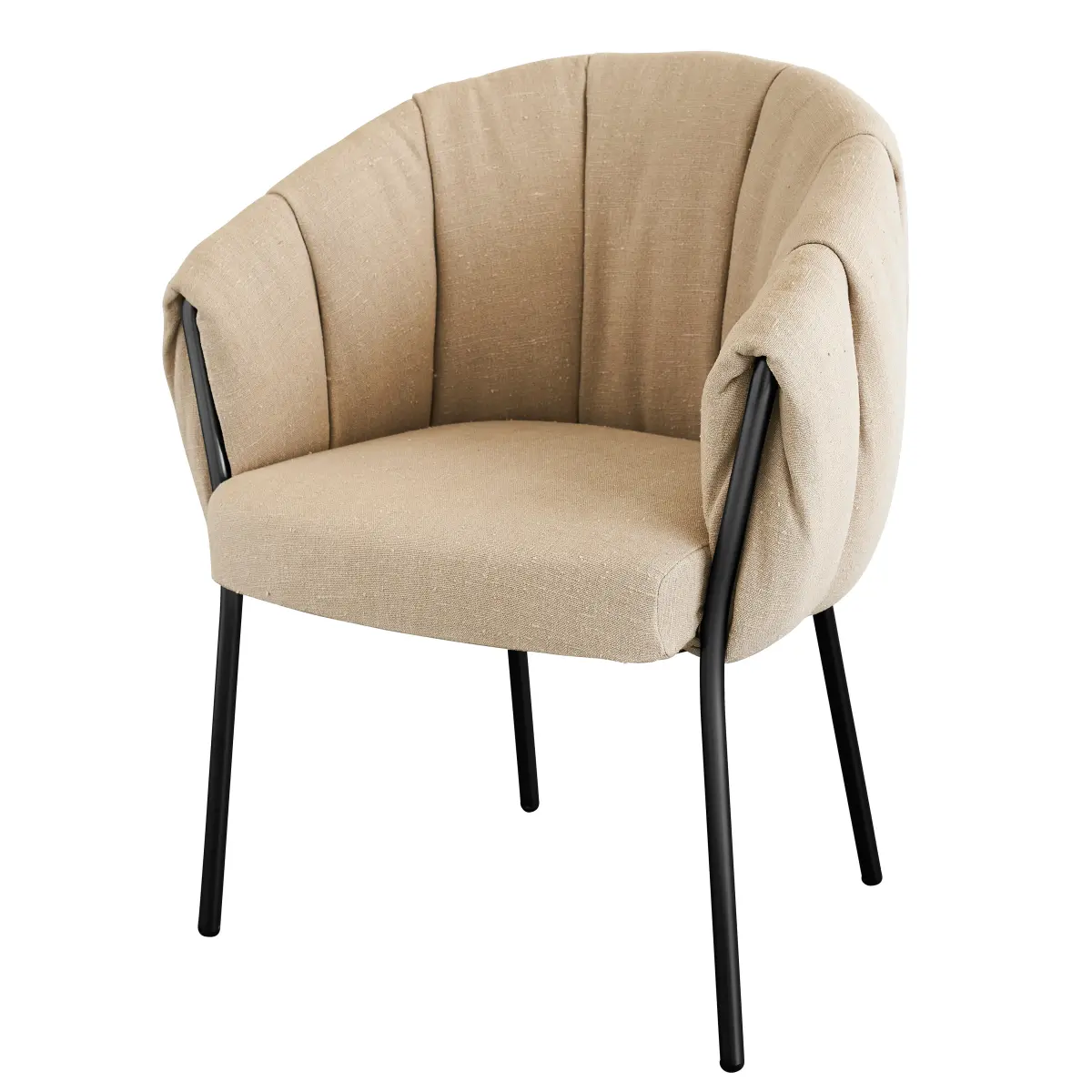 Puffin Dining Chair_ NERO