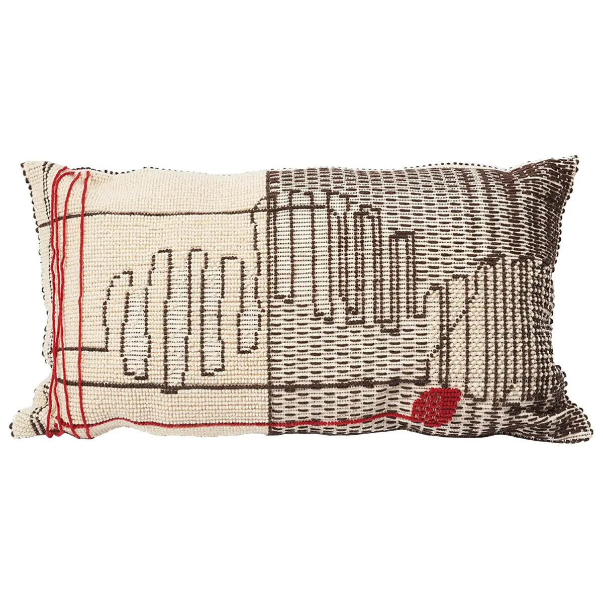 Cactus Floor Pillow_ RED