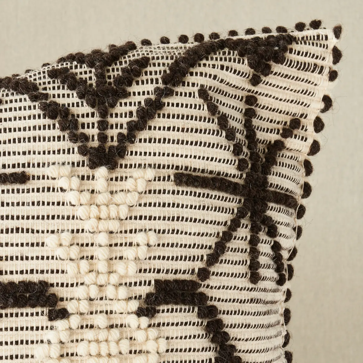Kara Floor Pillow_ BLACK & WHITE