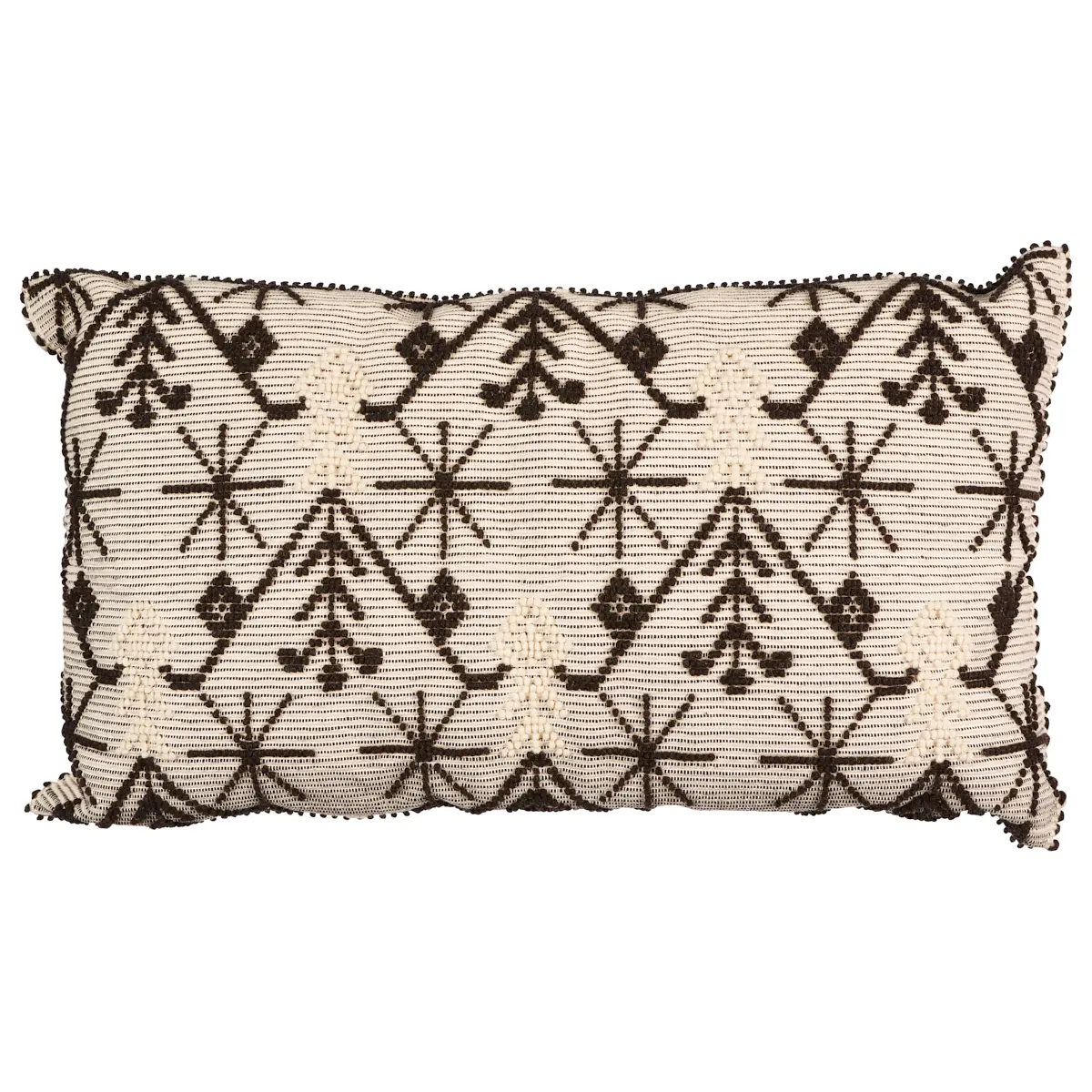 Kara Floor Pillow_ BLACK & WHITE