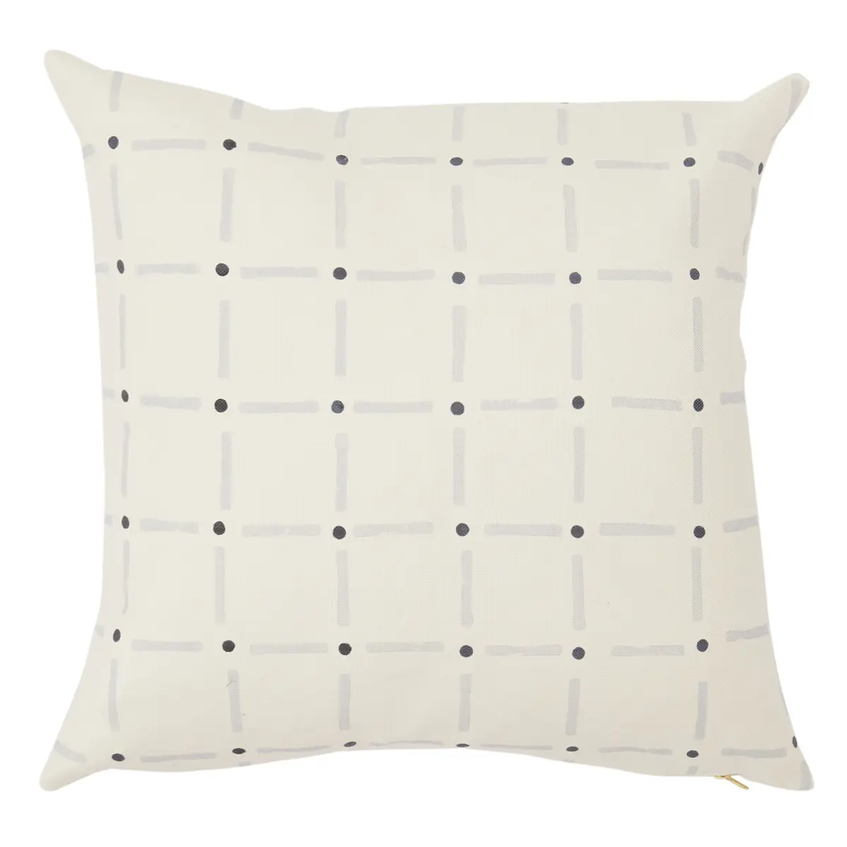 Drifting Grid Pillow_ SKY