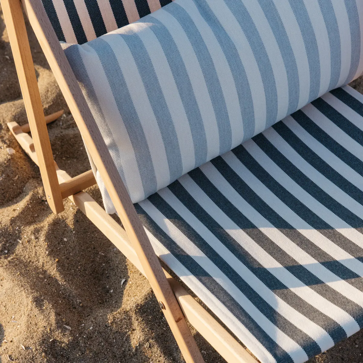 Even Stripe I/O Pillow_ SKY