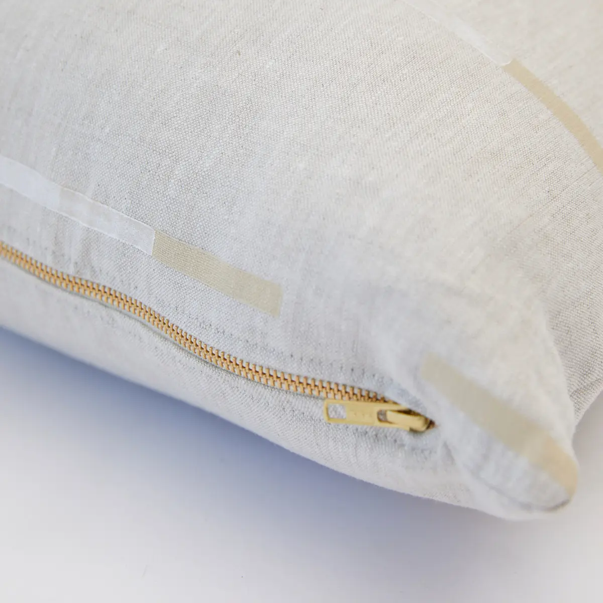 Overlapping Dashes Pillow_ BUFF