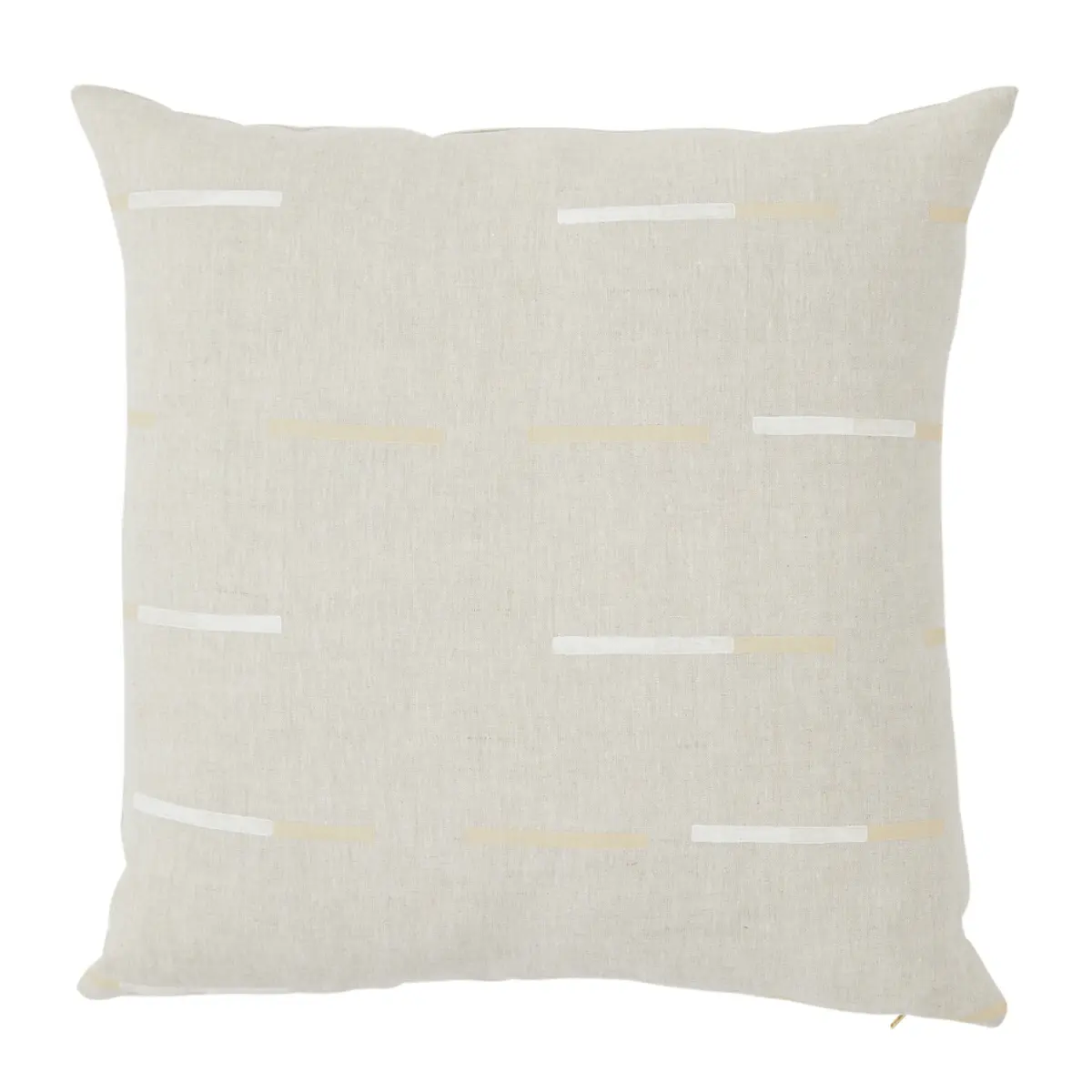 Overlapping Dashes Pillow_ BUFF