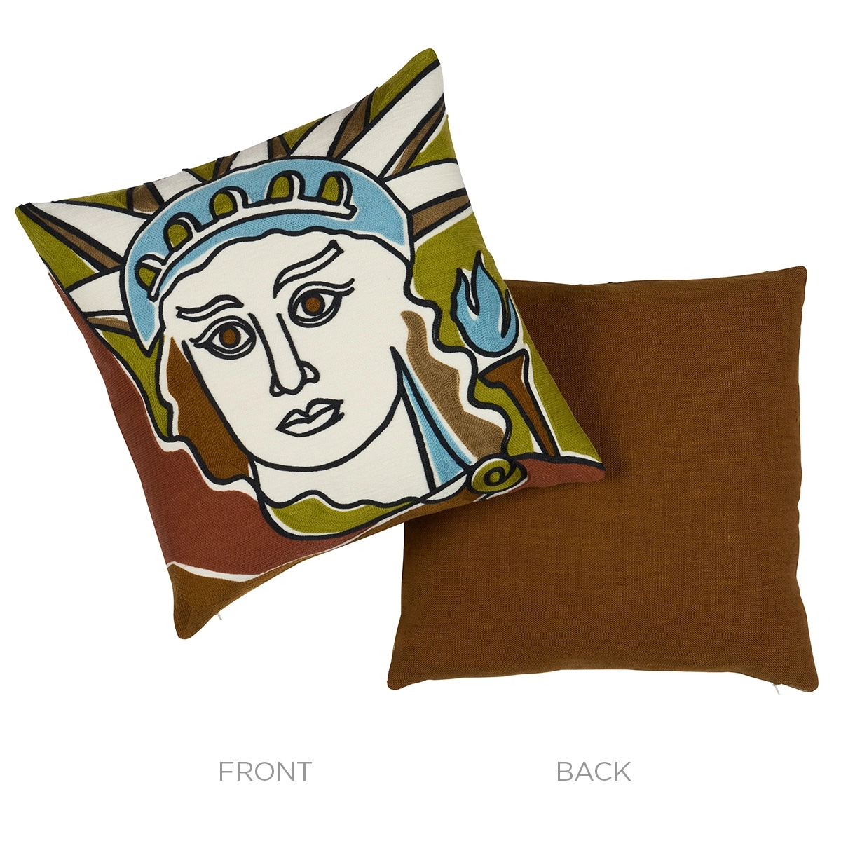 Liberté Pillow_ CHARTREUSE