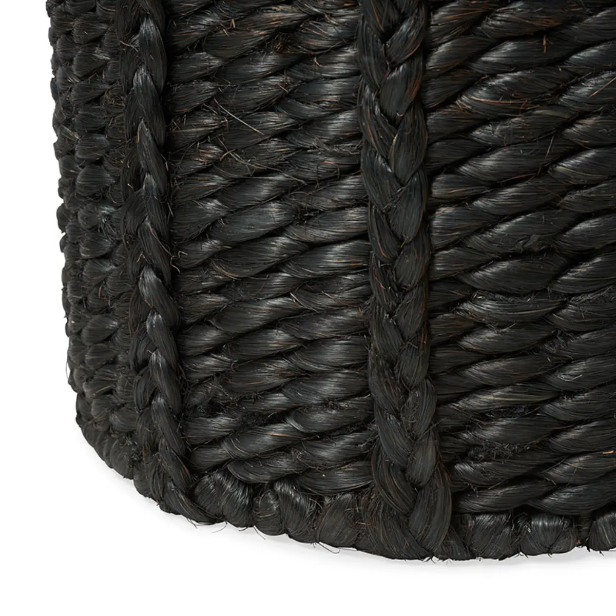 Lubid Abaca Basket_ BLACK