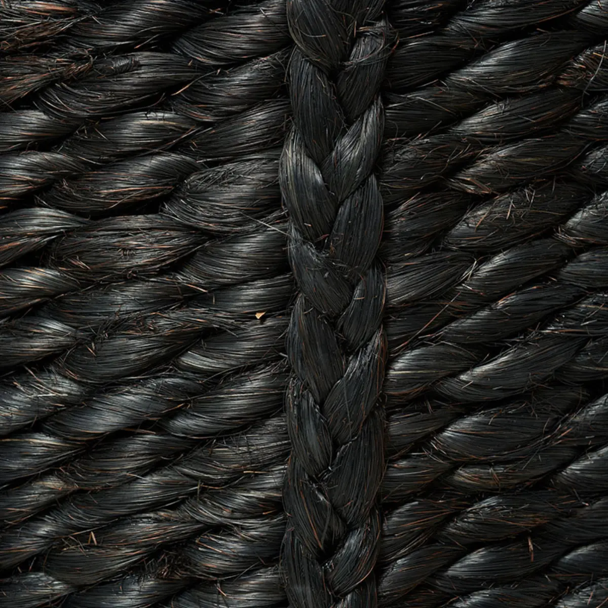 Lubid Abaca Basket_ BLACK