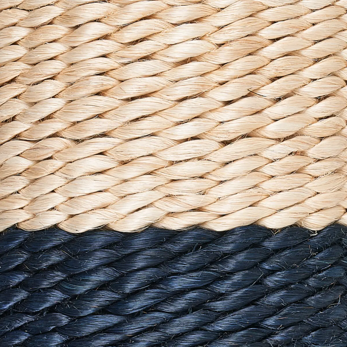 Lubid Abaca Basket_ BLUE DIPPED
