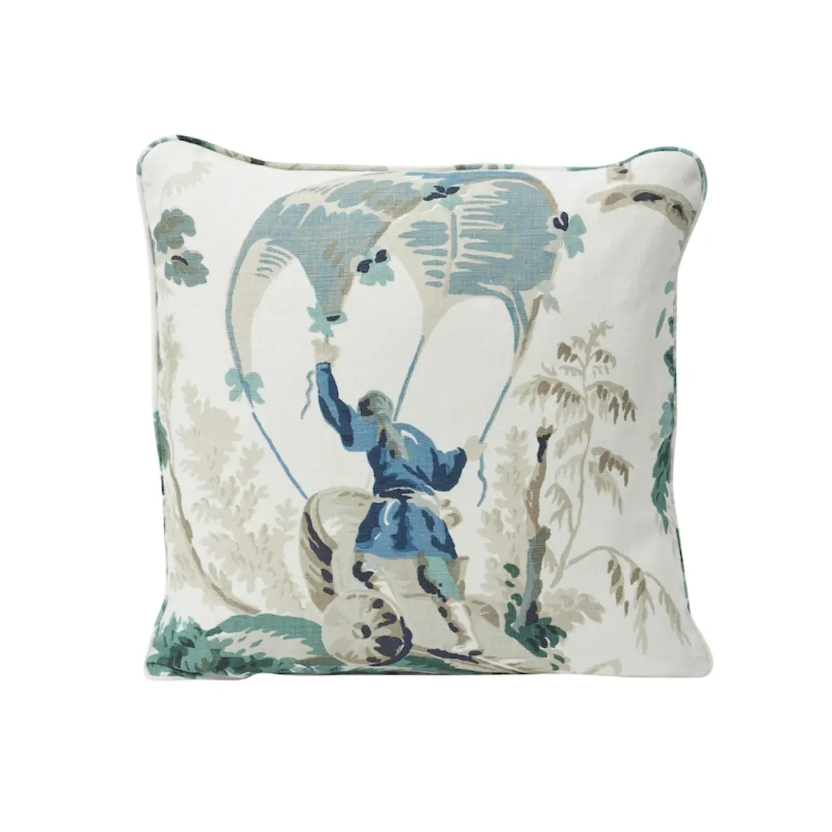 Plaisirs De La Chine Pillow_ EMERALD