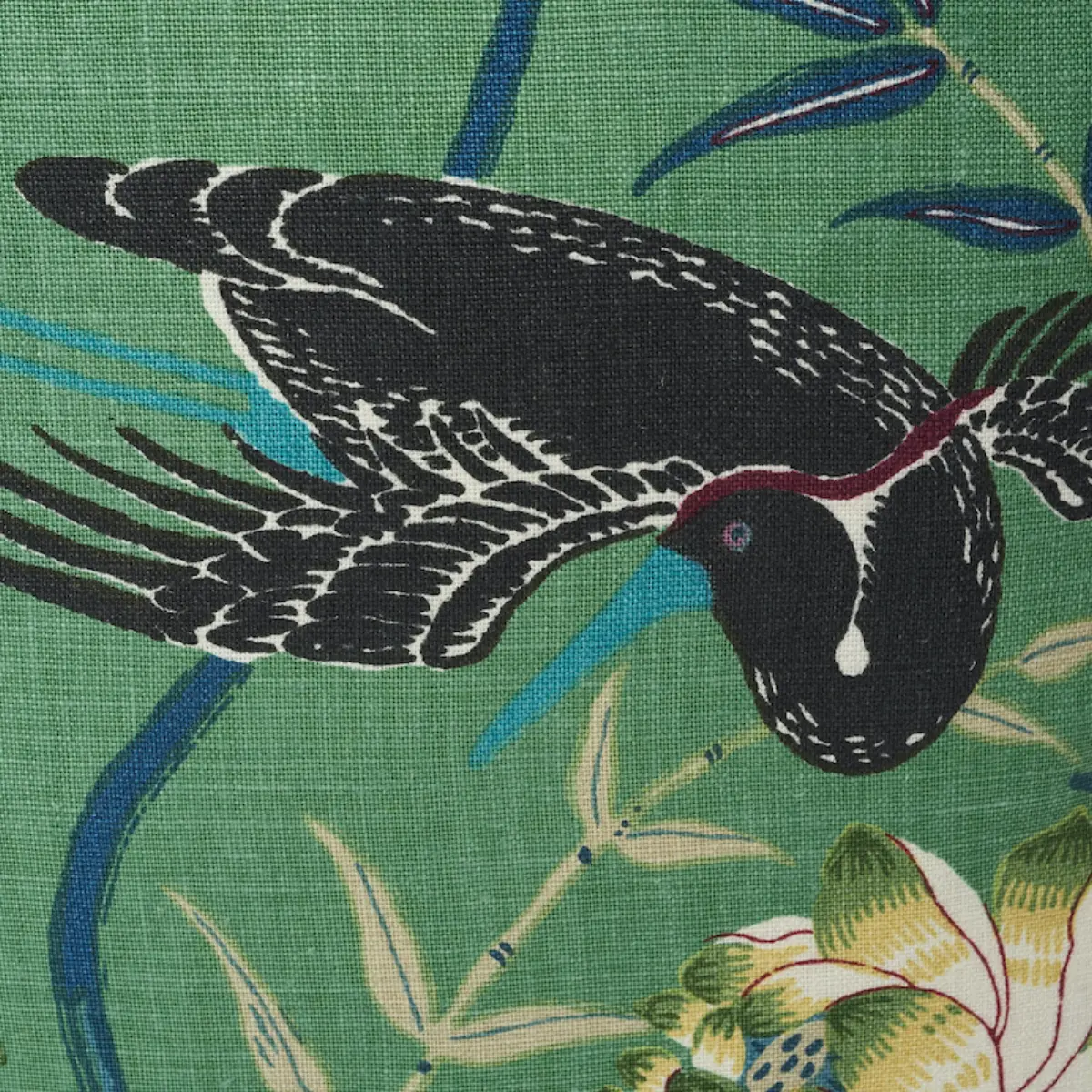 Lotus Garden Pillow_ JADE