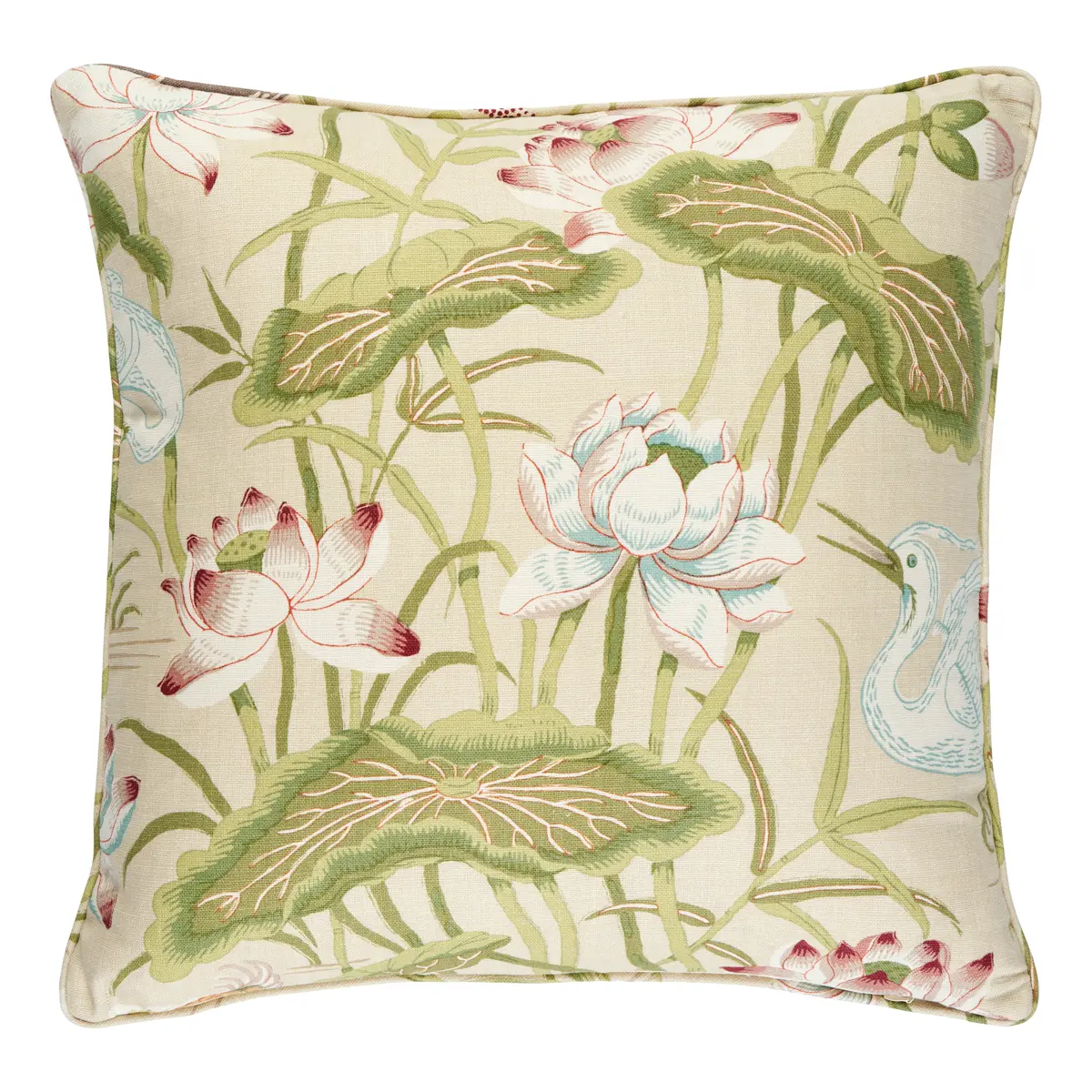 Lotus Garden Pillow_ PARCHMENT
