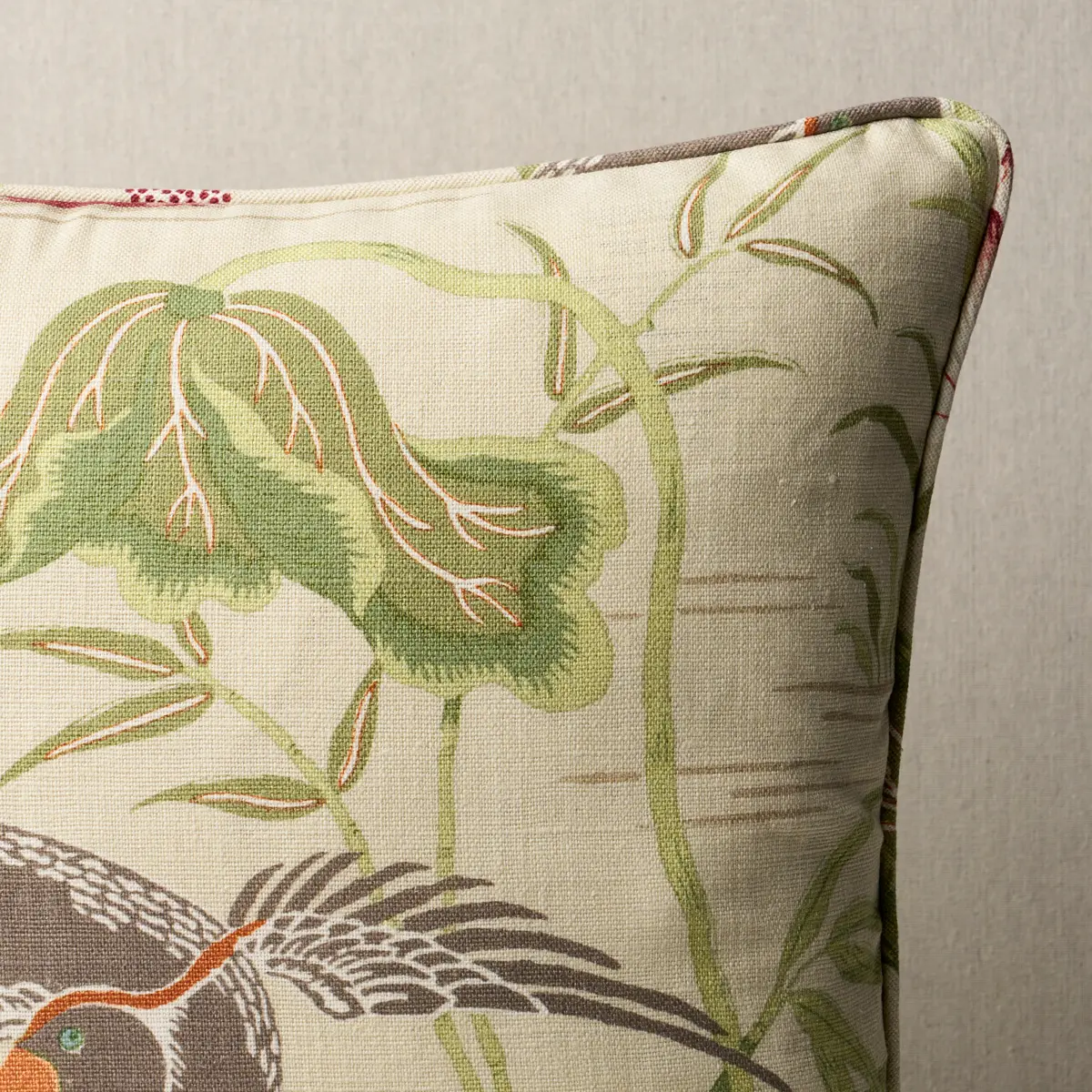 Lotus Garden Pillow_ PARCHMENT