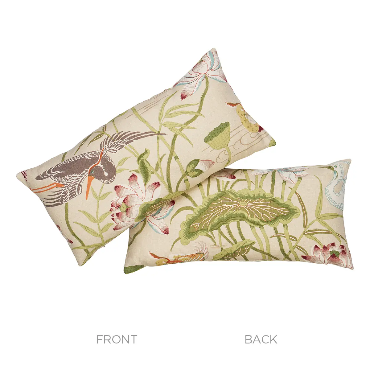 Lotus Garden Pillow_ PARCHMENT