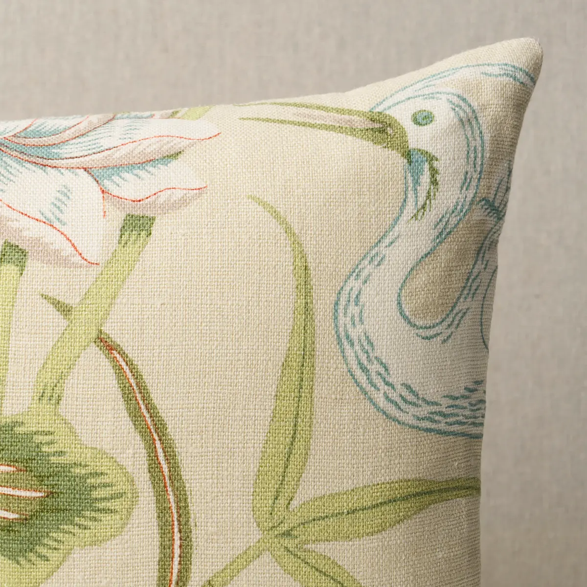 Lotus Garden Pillow_ PARCHMENT
