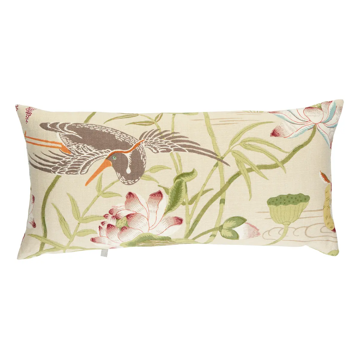 Lotus Garden Pillow_ PARCHMENT