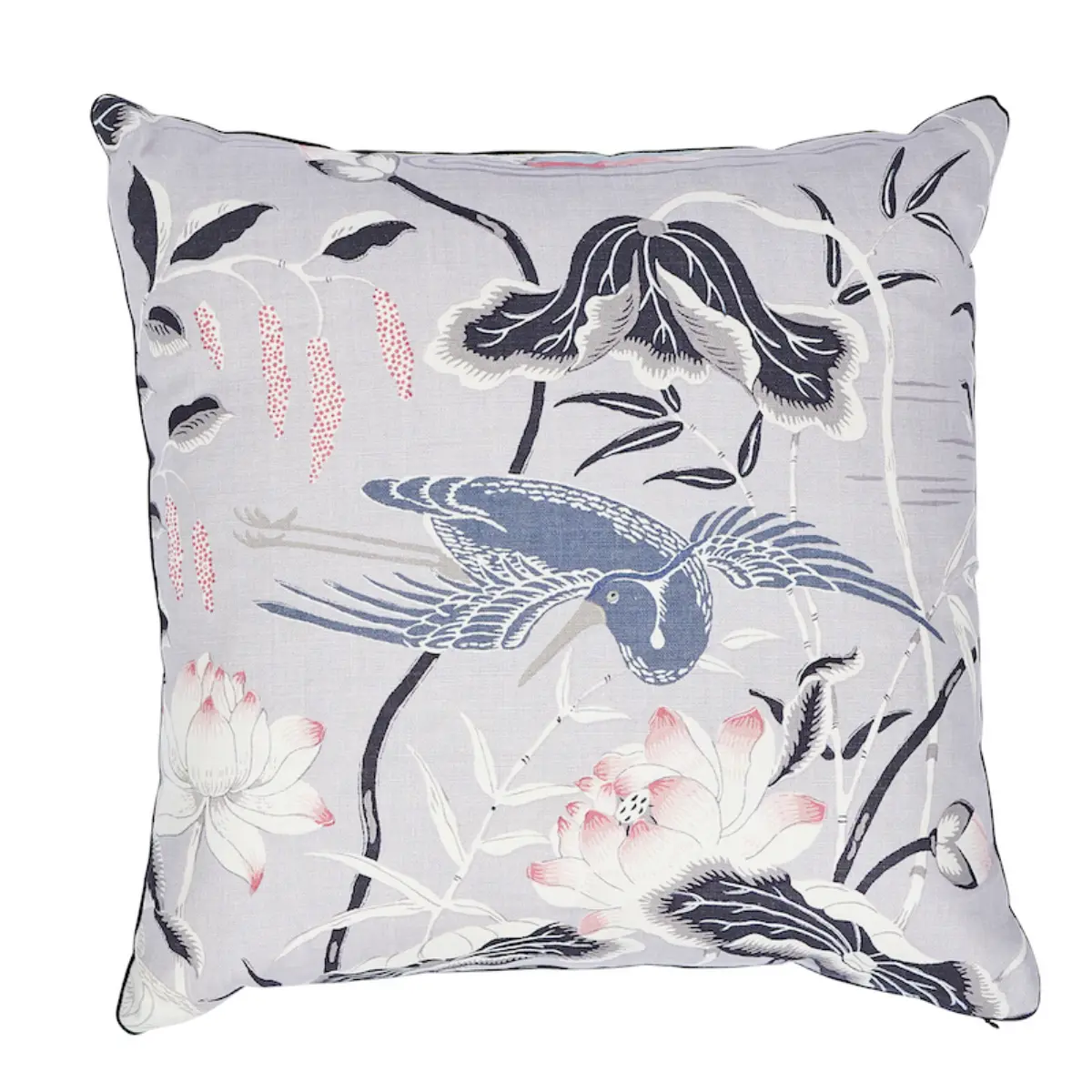 Lotus Garden Pillow_ LILAC
