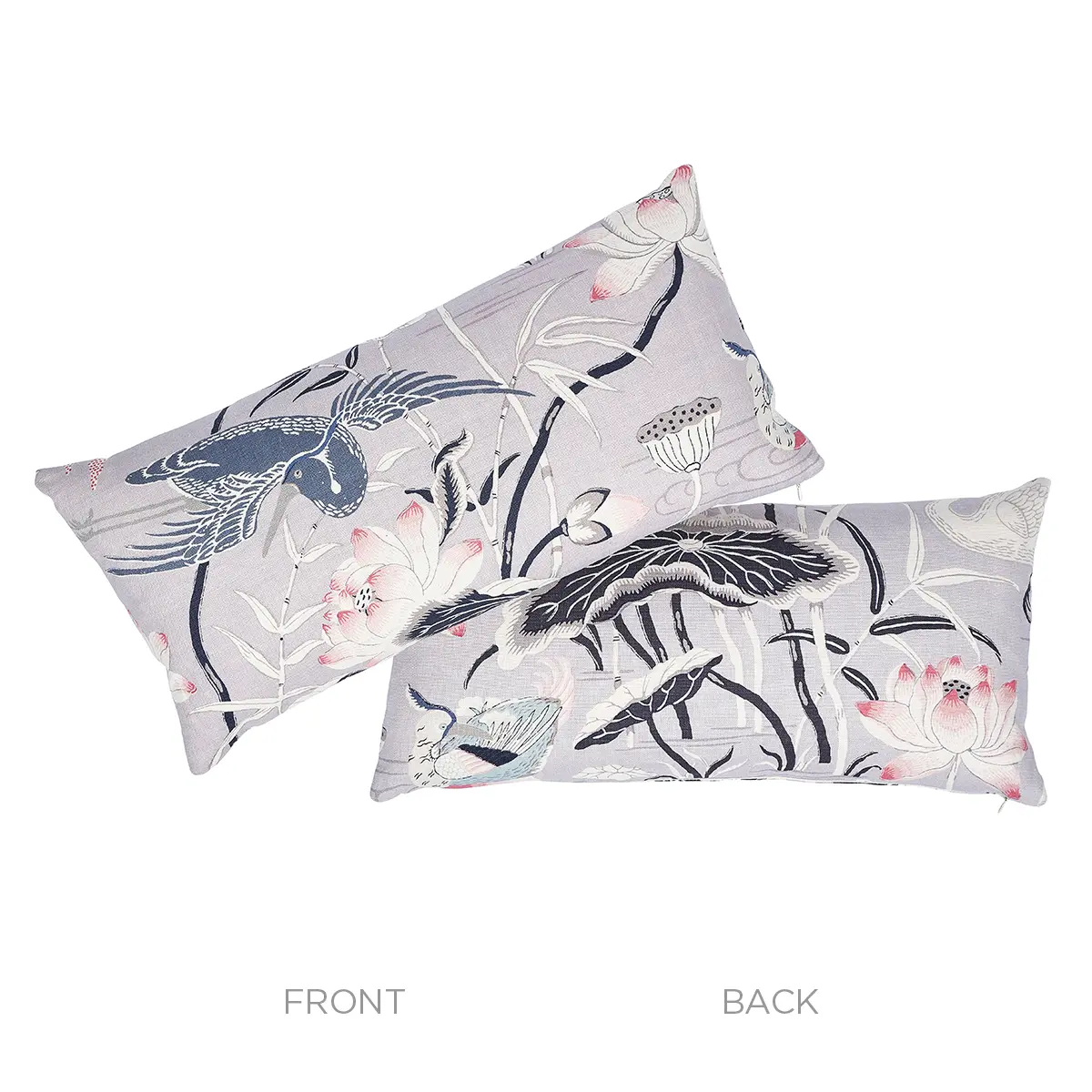 Lotus Garden Pillow_ LILAC