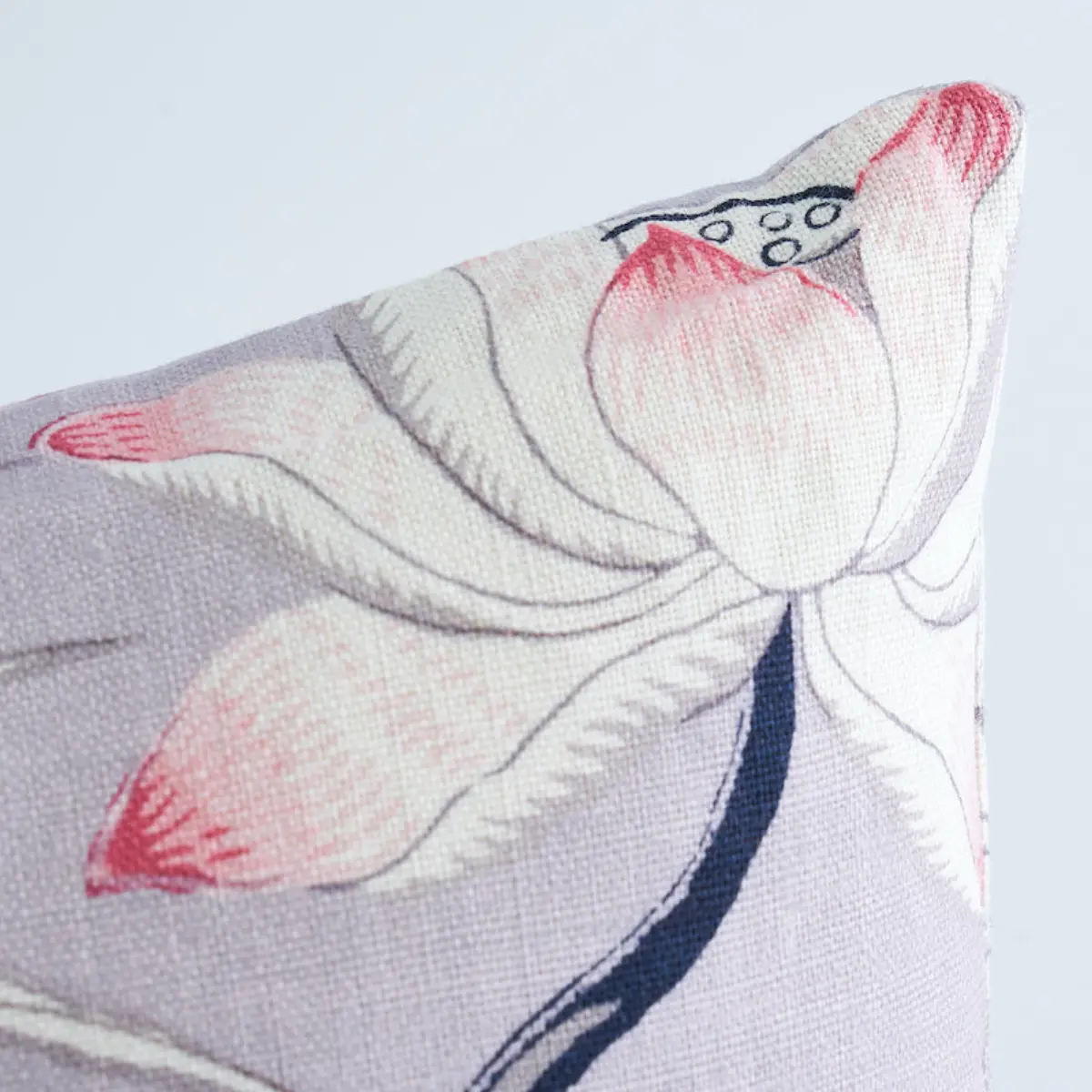 Lotus Garden Pillow_ LILAC