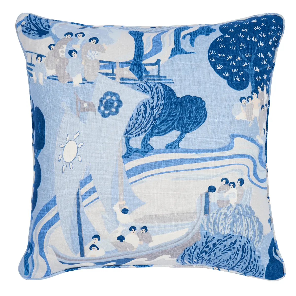Pearl River Pillow_ BLUES