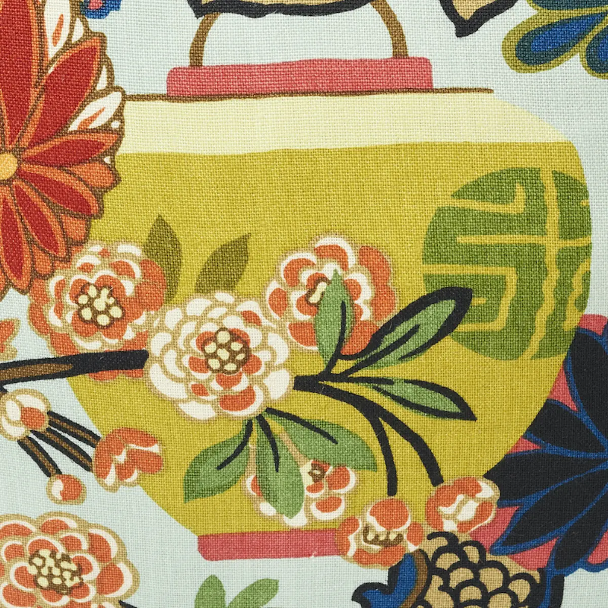 Chiang Mai Dragon Pillow_ AQUAMARINE