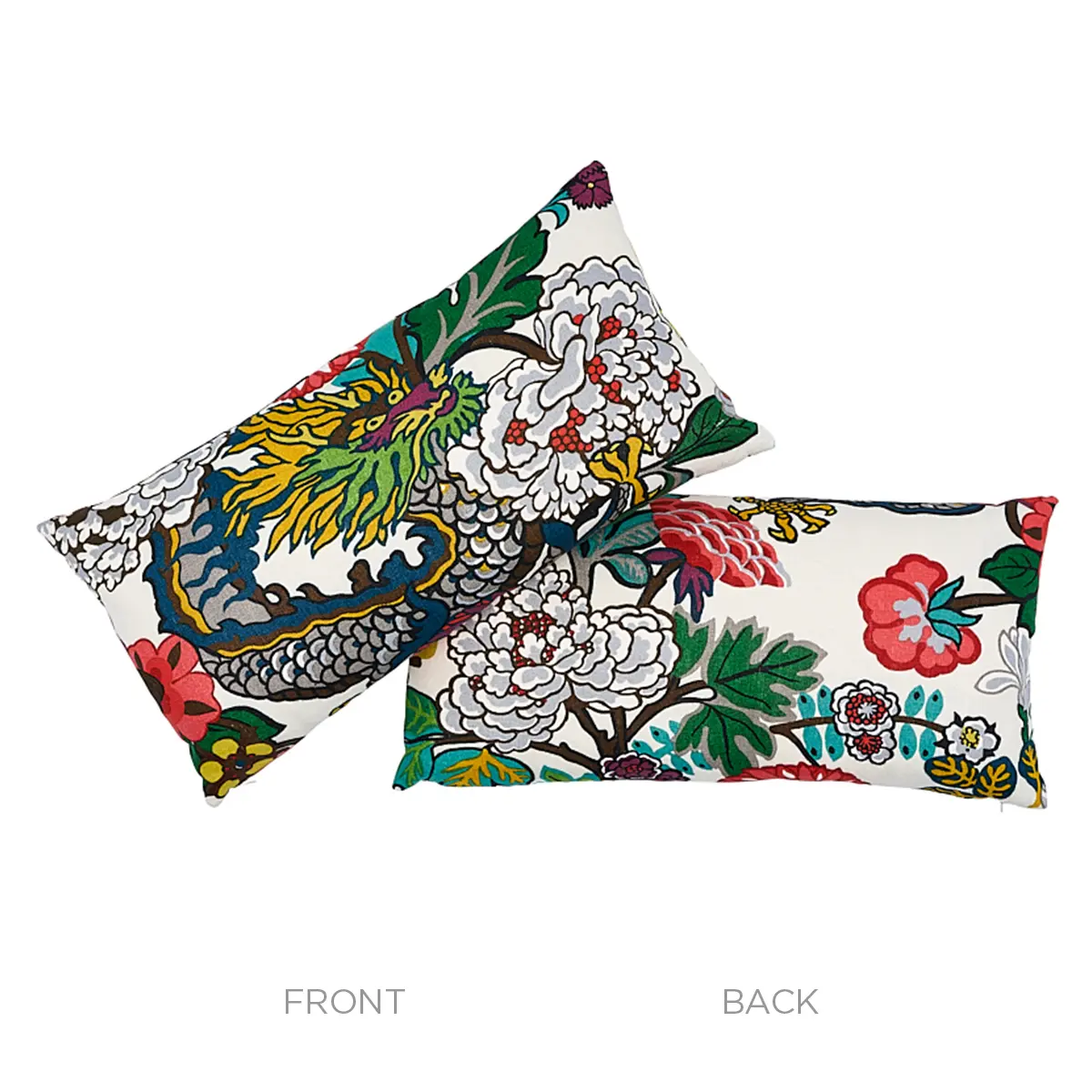 Chiang Mai Dragon Pillow_ ALABASTER