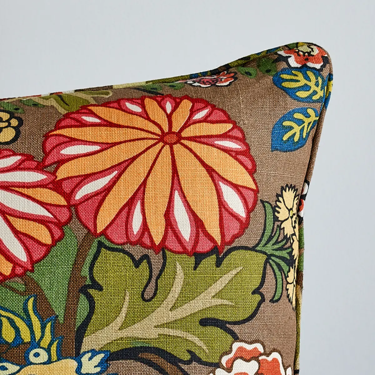 Chiang Mai Dragon Pillow_ MOCHA
