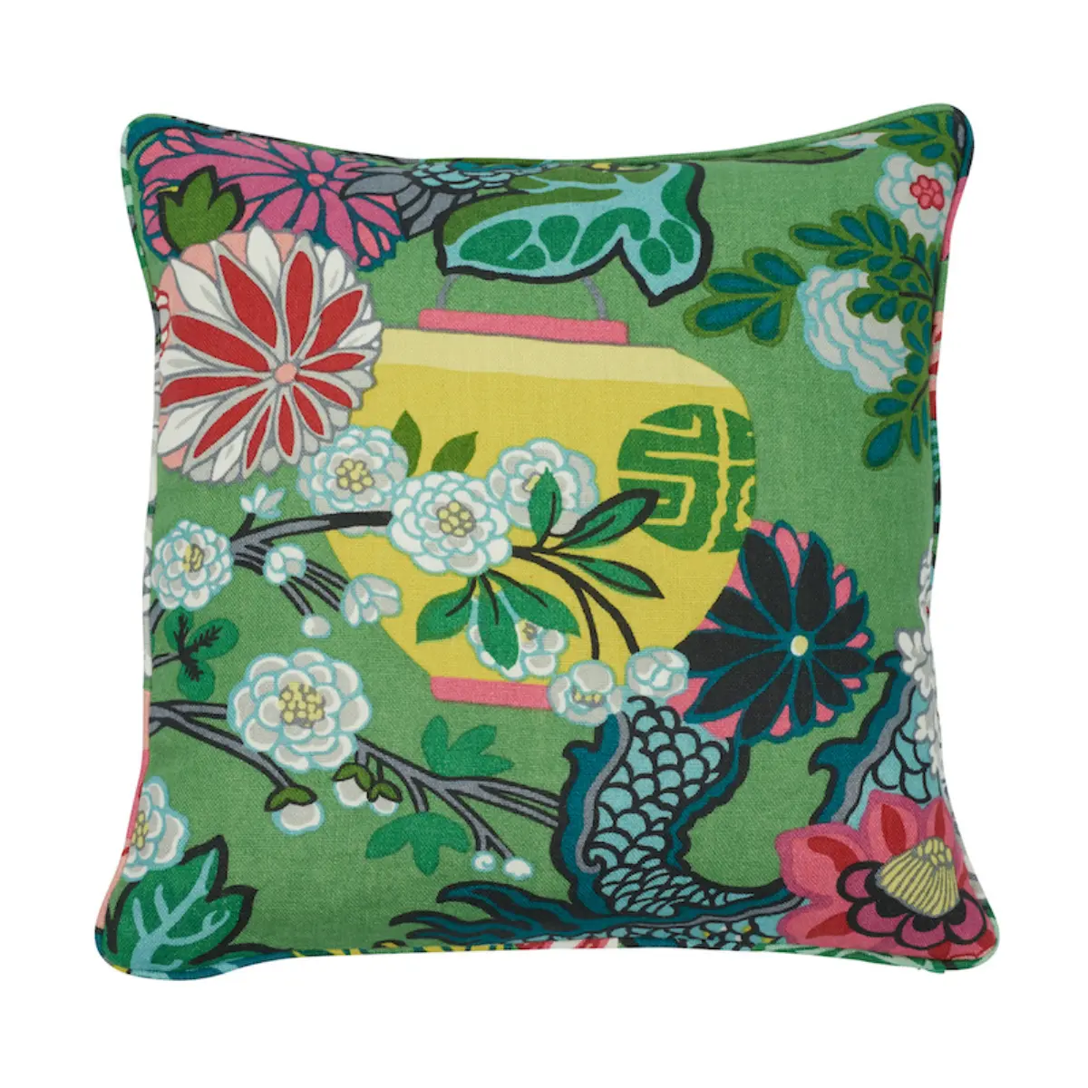 Chiang Mai Dragon Pillow_ JADE