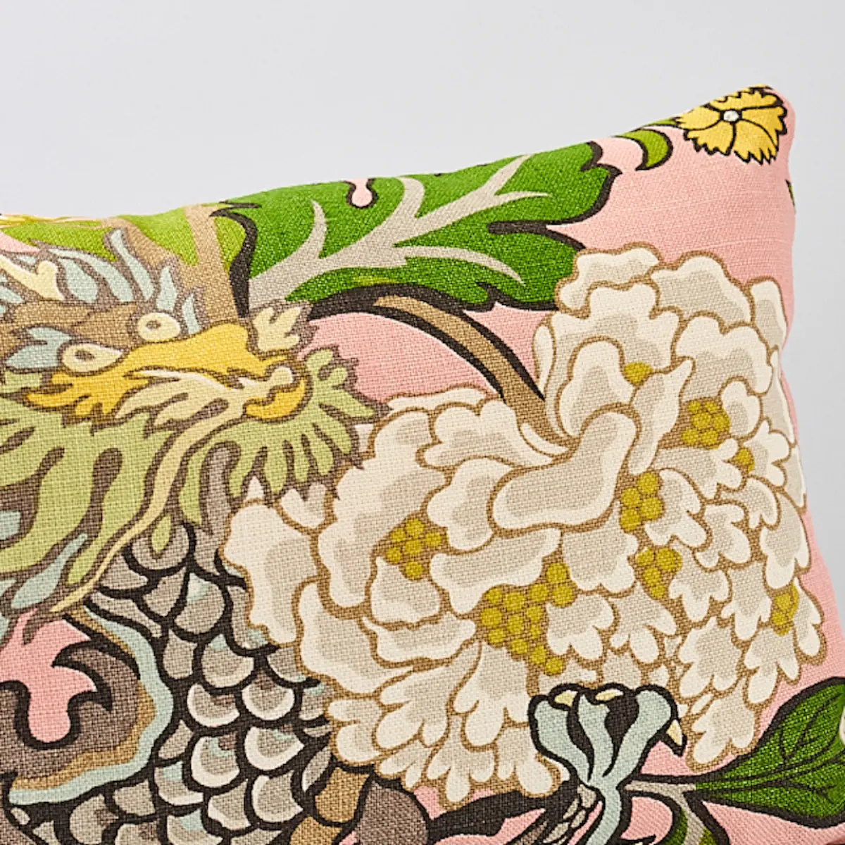 Chiang Mai Dragon Pillow_ BLUSH