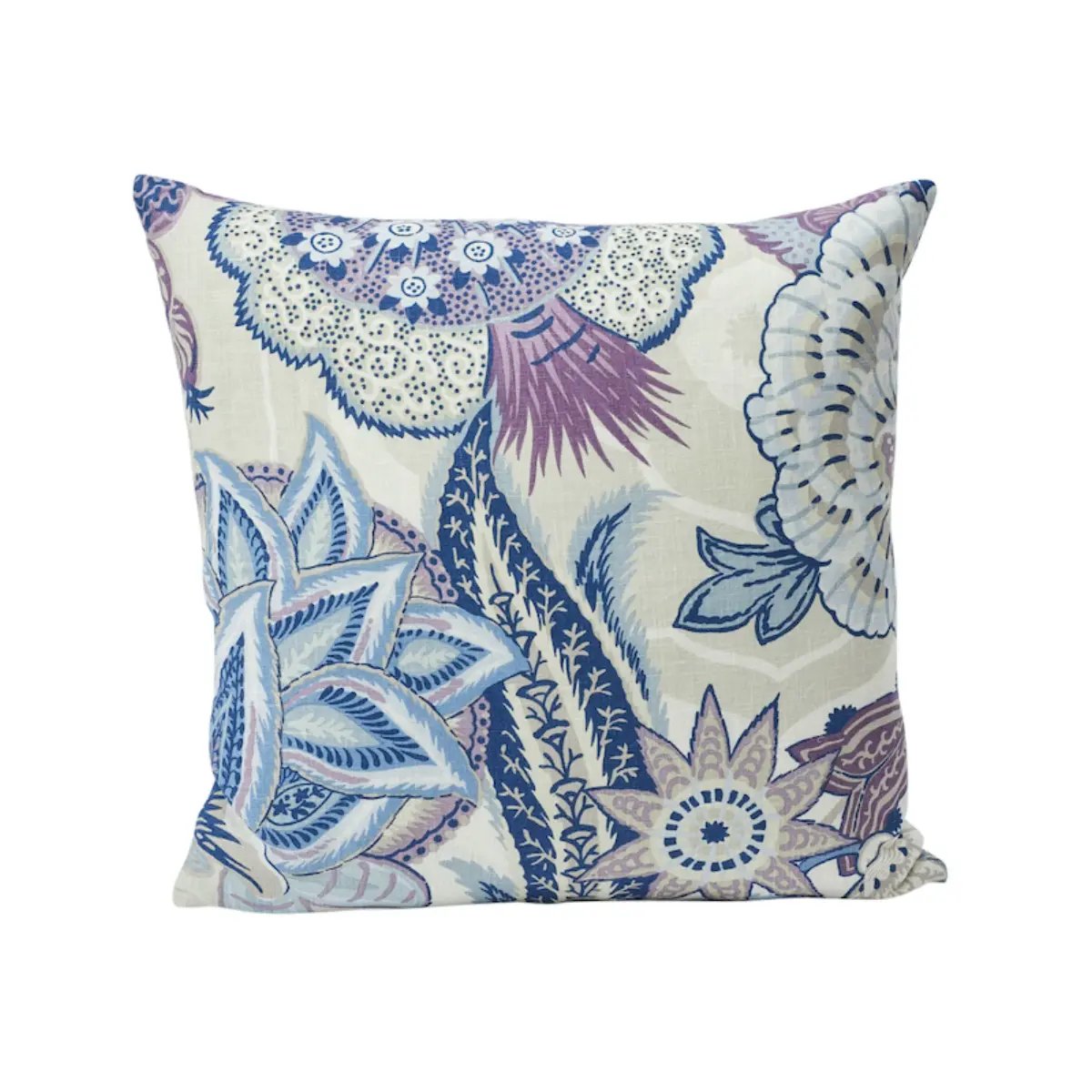 Zanzibar Linen Print Pillow_ HYACINTH