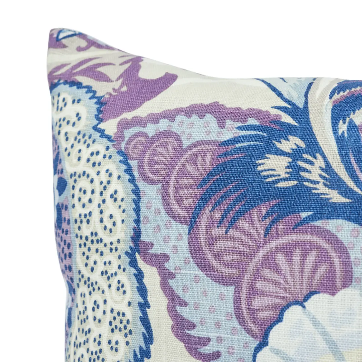Zanzibar Linen Print Pillow_ HYACINTH
