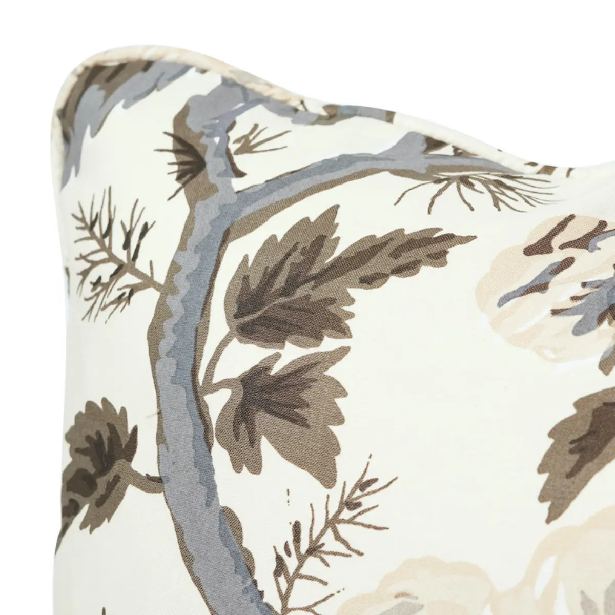 Pyne Hollyhock Pillow_ CHARCOAL