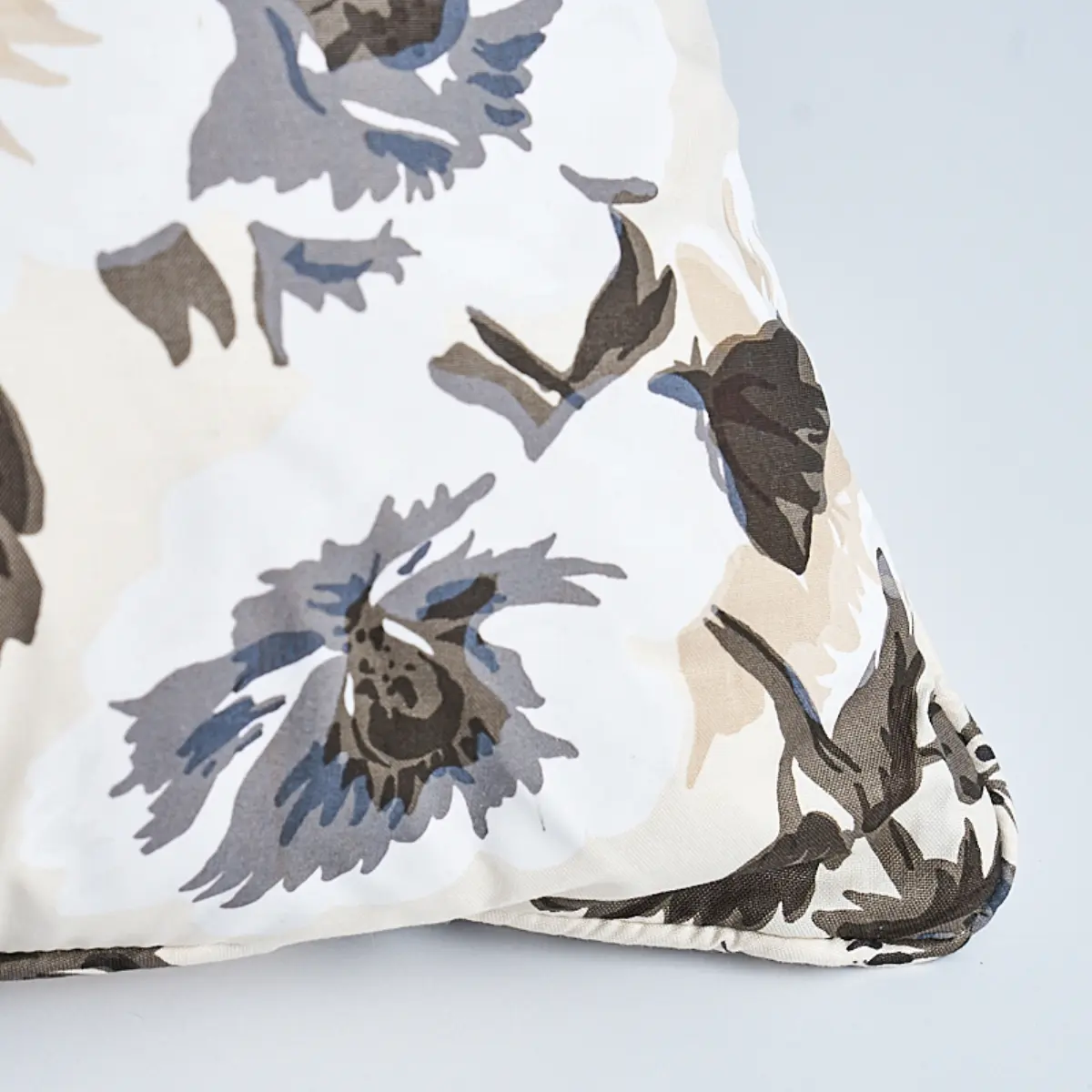 Pyne Hollyhock Pillow_ CHARCOAL