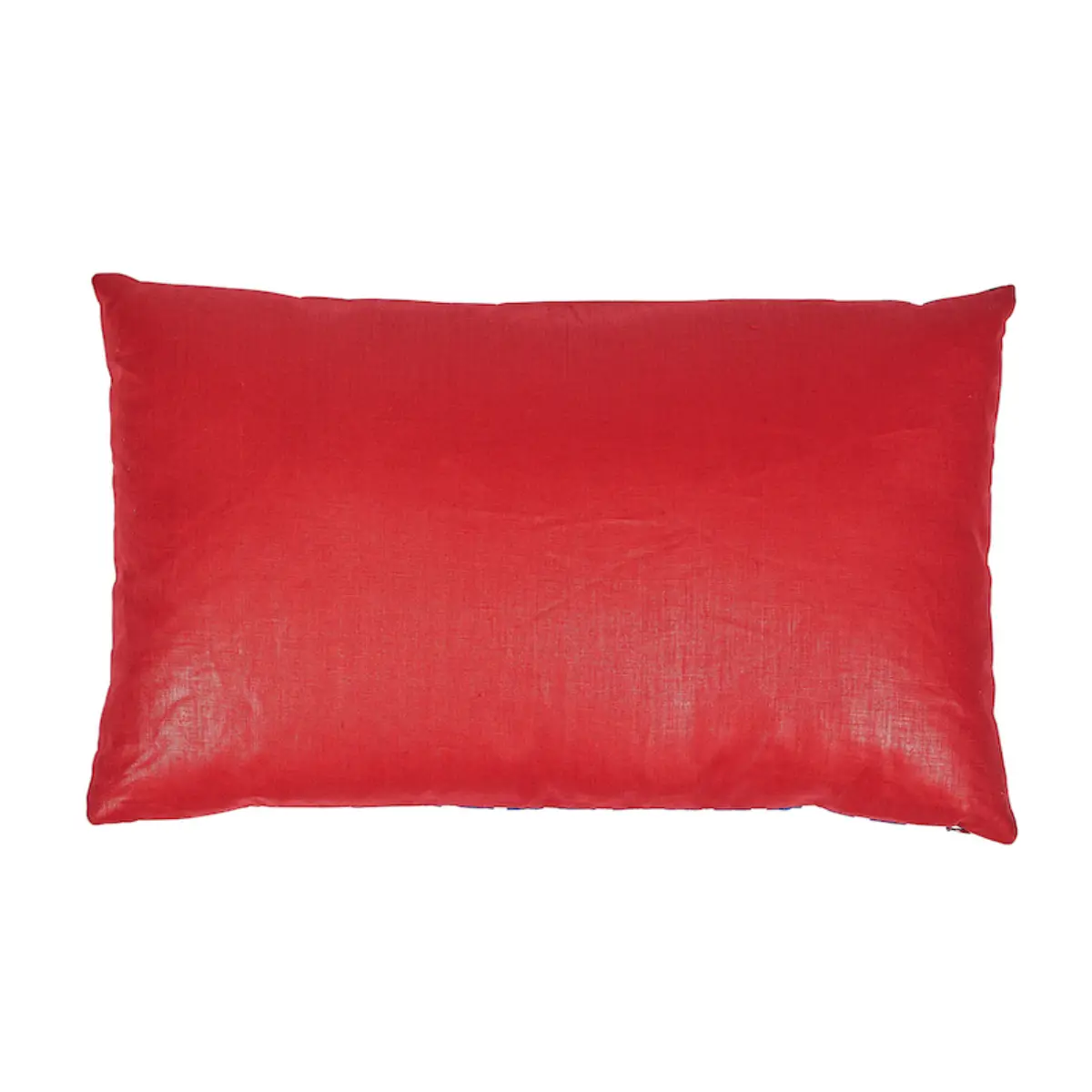 Ziggurat Pillow_ BLUE & RED