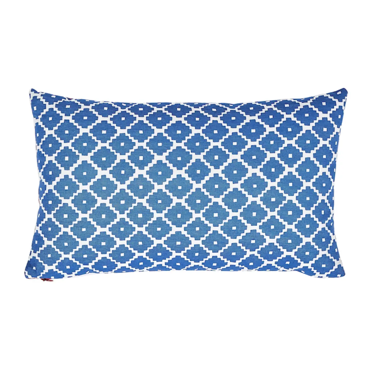 Ziggurat Pillow_ BLUE & RED