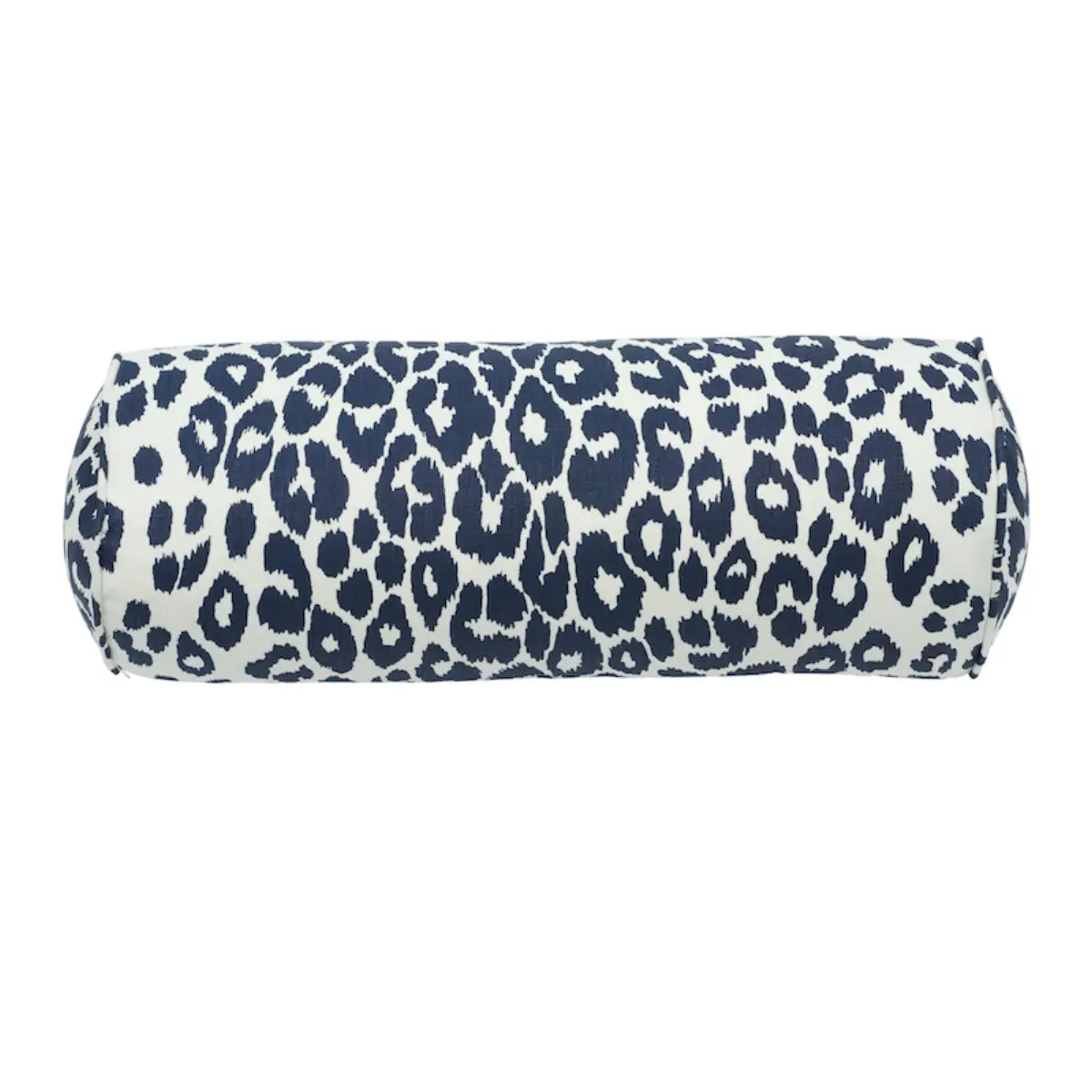 Iconic Leopard Bolster Pillow_ INK