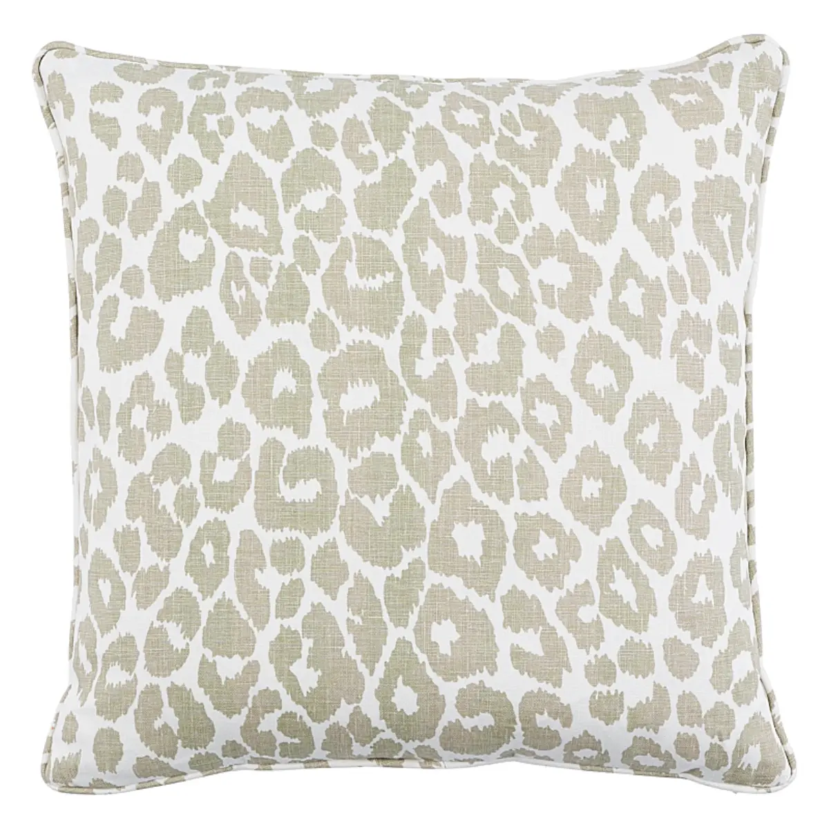 Iconic Leopard Pillow_ LINEN
