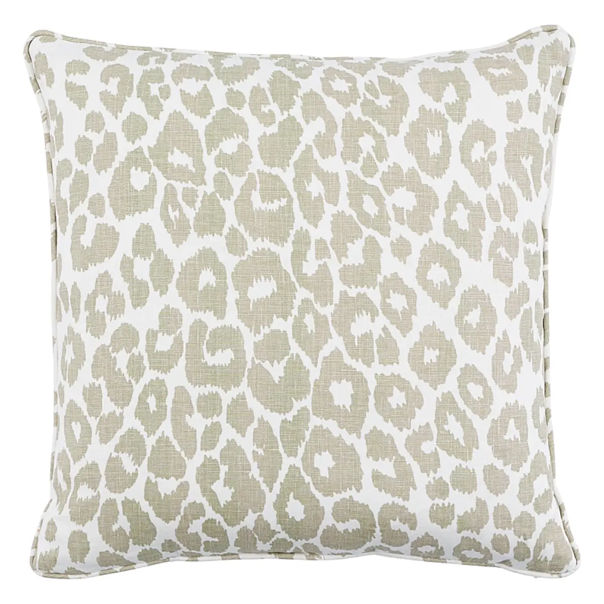 Iconic Leopard Pillow_ LINEN